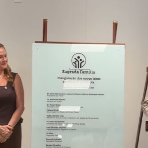 Hospital Universitário Sagrada Família (HUSF) INAUGURA LEITOS DA UTI ADULTO E DO HOSPITAL-DIA